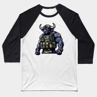 Tactical Minotaur Power Tee: Where Mythical Might Meets Modern Strength Baseball T-Shirt